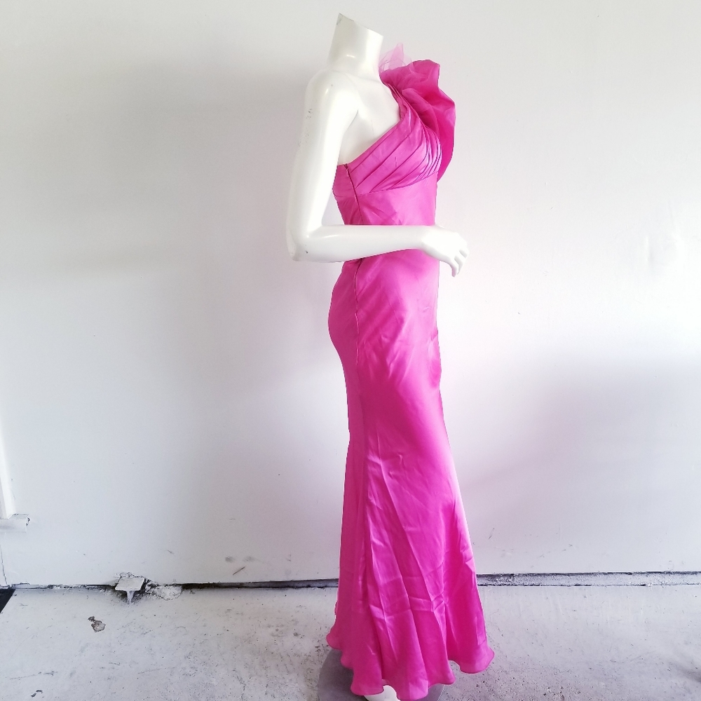Nika Kapoor Hot pink dress size 4 NWT - Picture 6 of 9